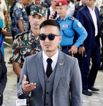 नेपाल–चीन सीमा नाका रसुवागढीमा पुगे गृहमन्त्री गुरुङ
