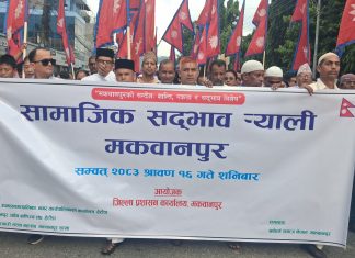 हेटौंडामा भएको सद्भाव र्याली (भिडियोसहित)